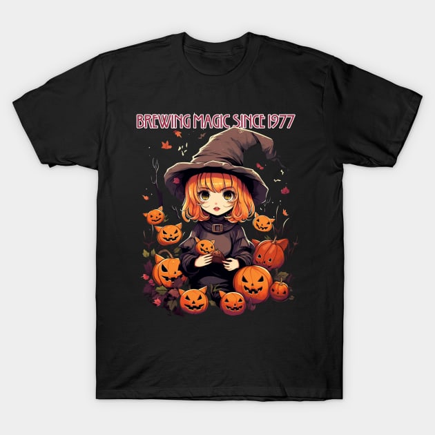 Witchy Girl 1977 T-Shirt by FehuMarcinArt